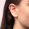 Anneau pour oreille - Silver Stripes