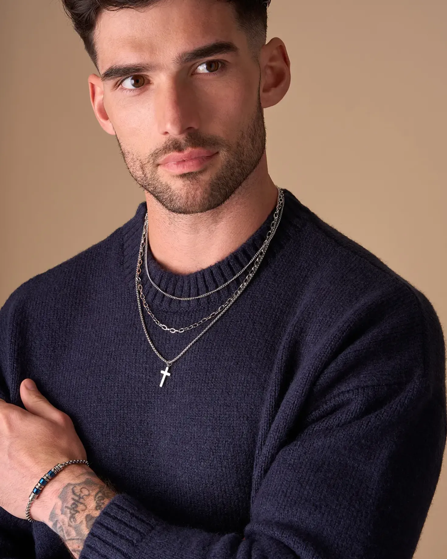 Bacelet pour homme - Shiny Silver