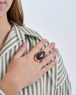 Bague - Brown Oval