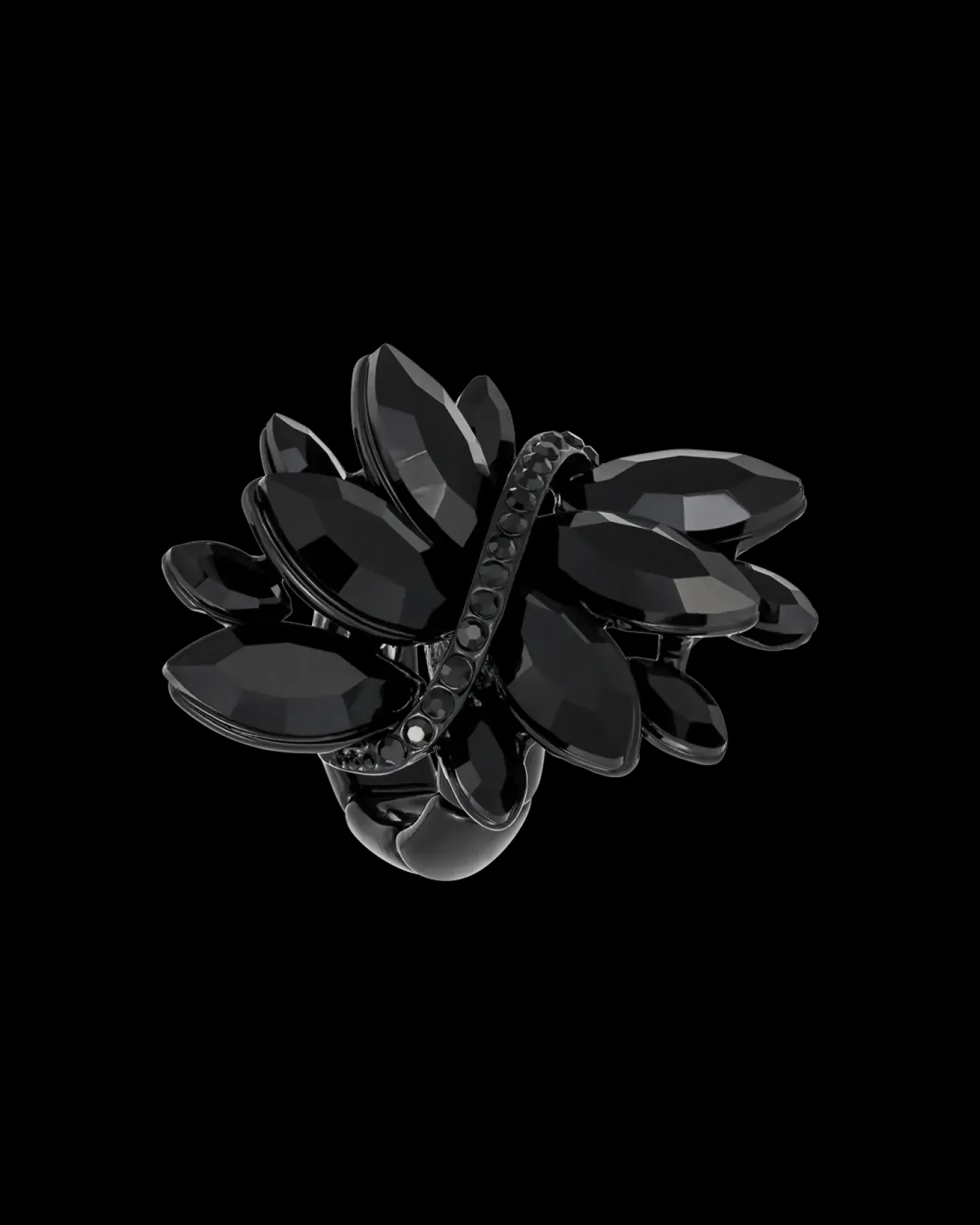 Bague - Floral Rhinestones
