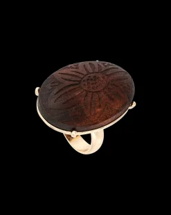Bague - Oval Wood