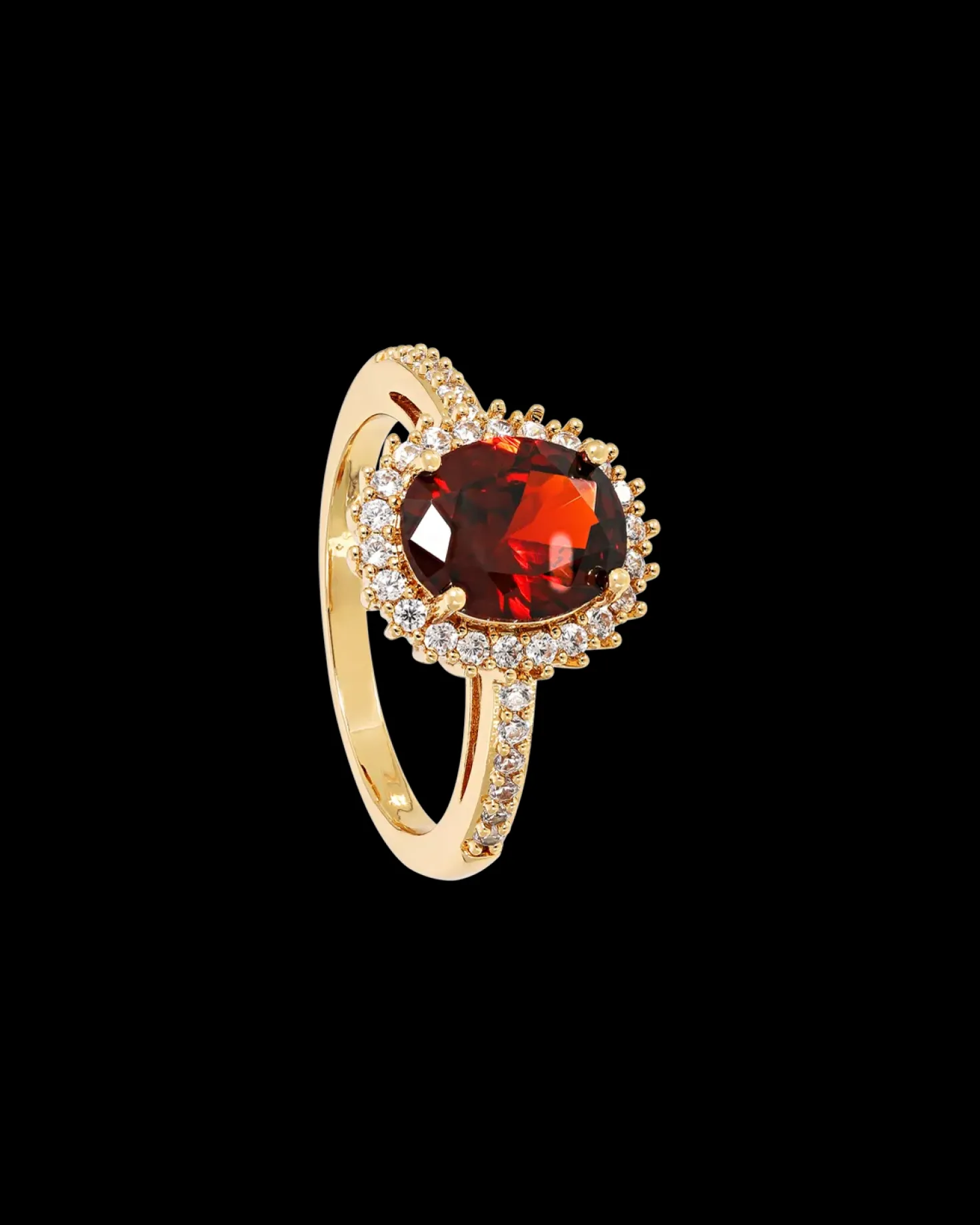 Bague - Red Oval