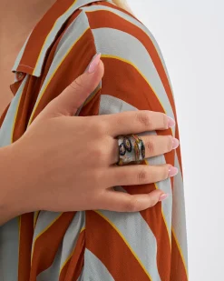 Bague - Red Pattern
