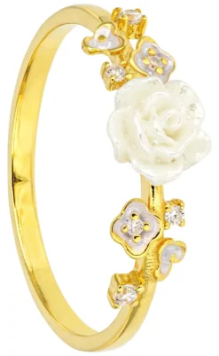Bague - White Rose
