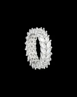 Bague - Zirconia Leaves
