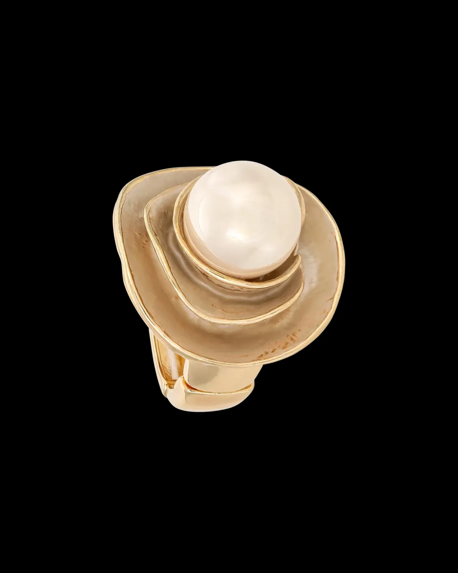 Bague avec perle - Pearly Blossom