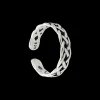 Bague d’orteil - Braided Silver