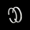 Bague d'orteil - Silver Pair