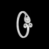 Bague d'orteil - Zirconia Swirl