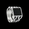 Bague pour homme - Black Square
