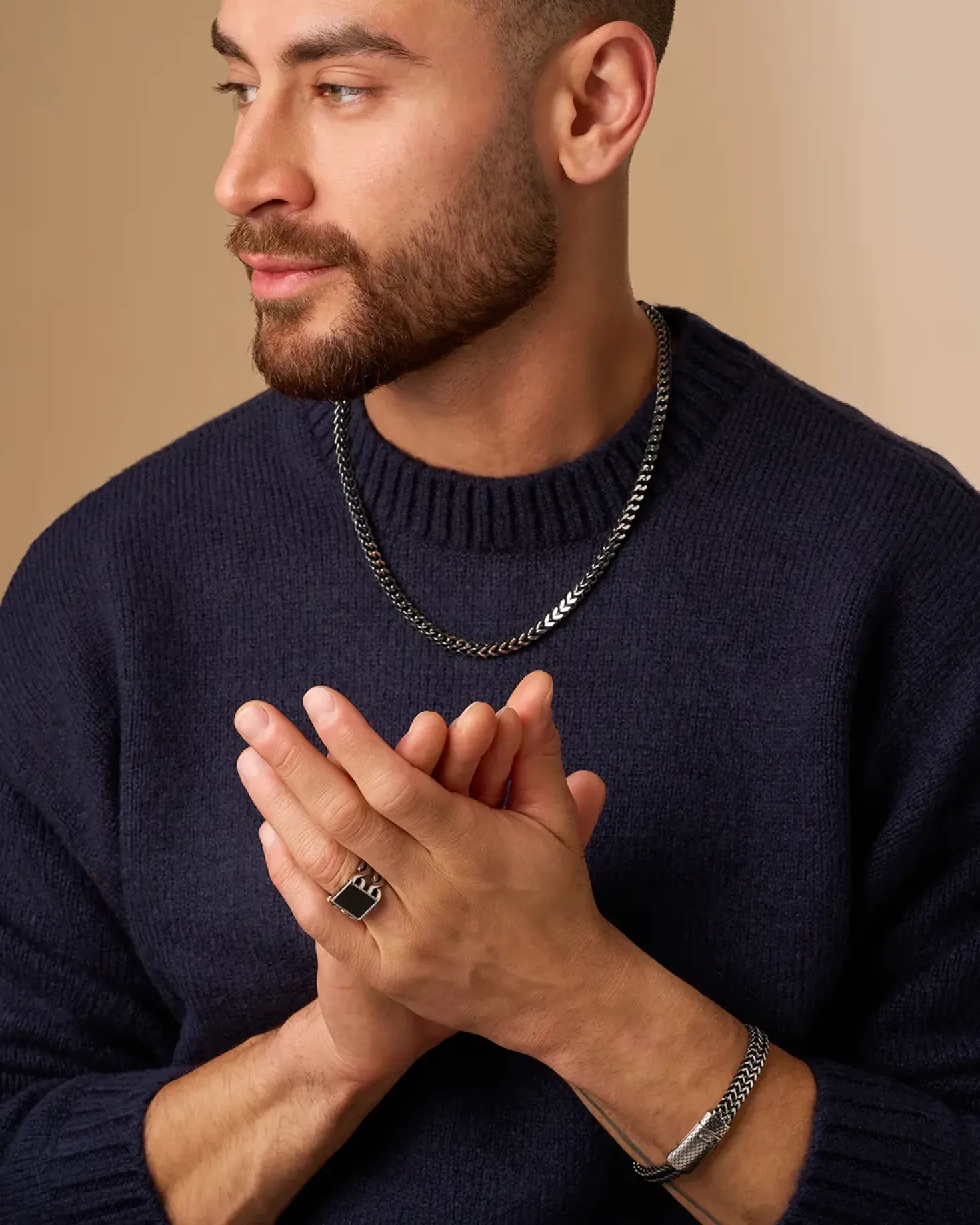 Bague pour homme - Black Square