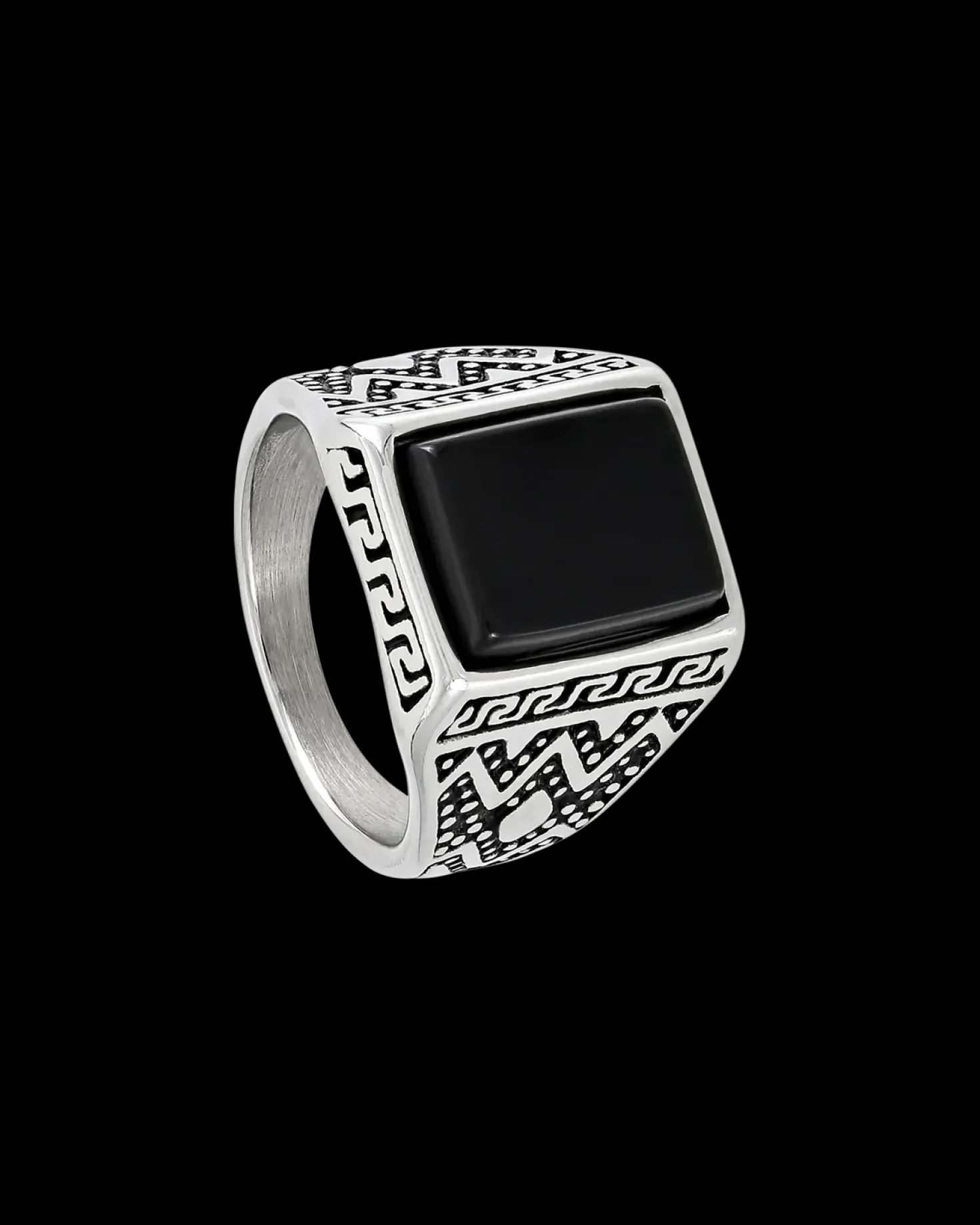 Bague pour homme - Black Shine