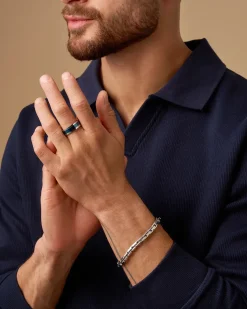 Bague pour homme - Blue Glow