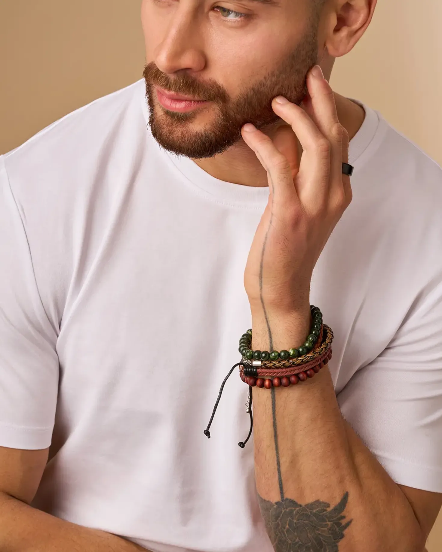 Bague pour homme - Simply Black