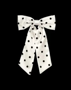 Barrette - Black Dots