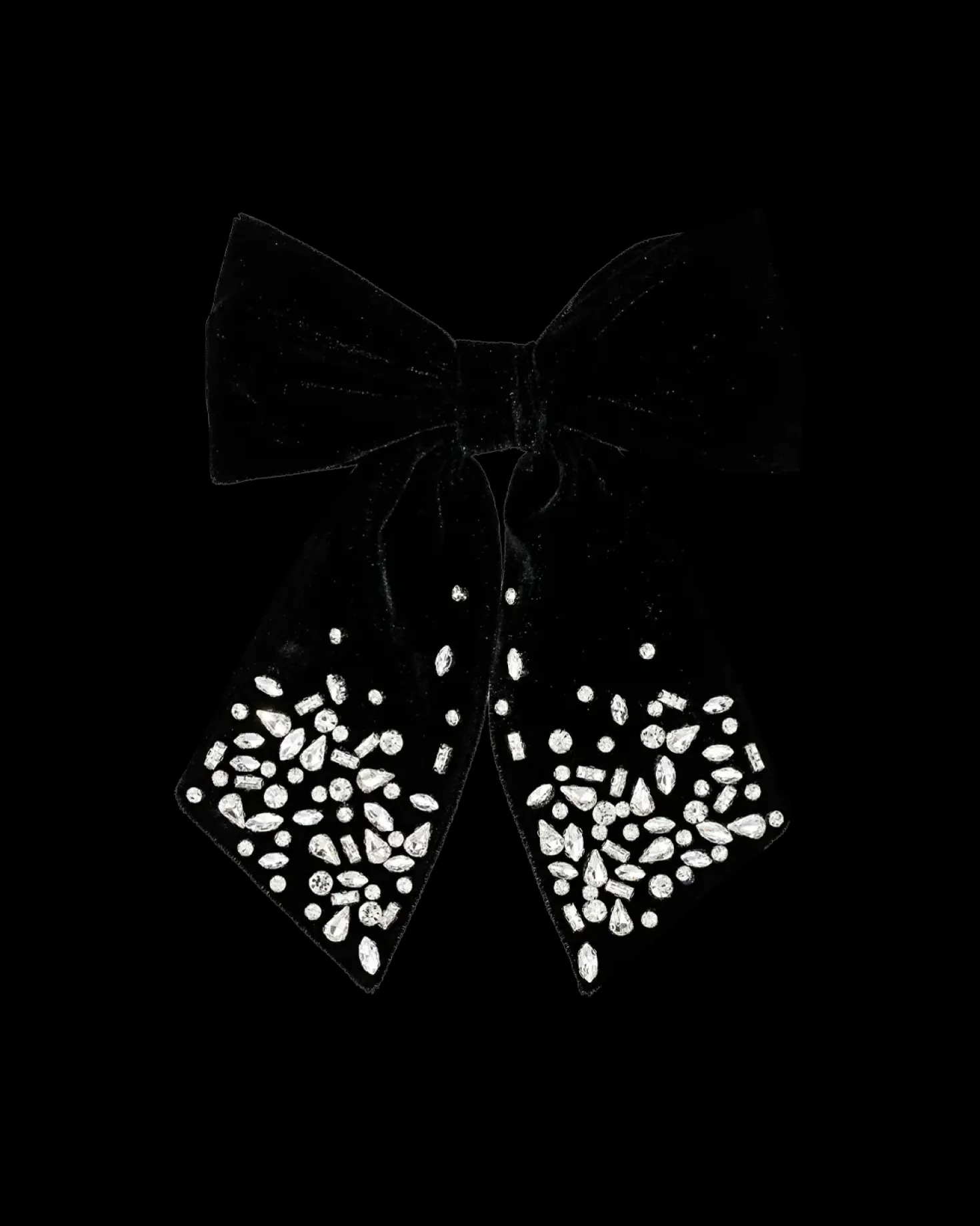 Barrette - Black Sparkle