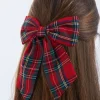 Barrette - Checkered Red