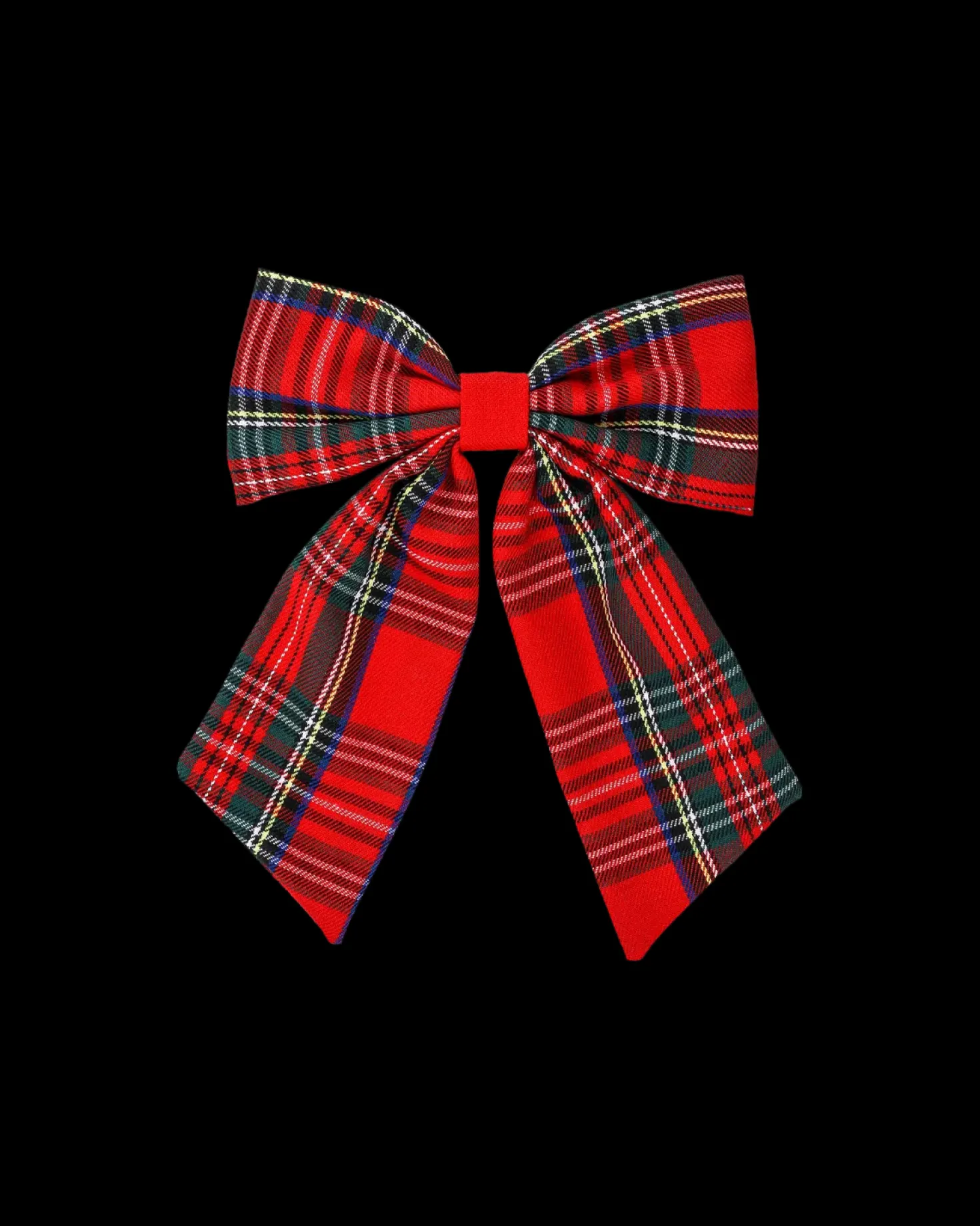 Barrette - Checkered Red