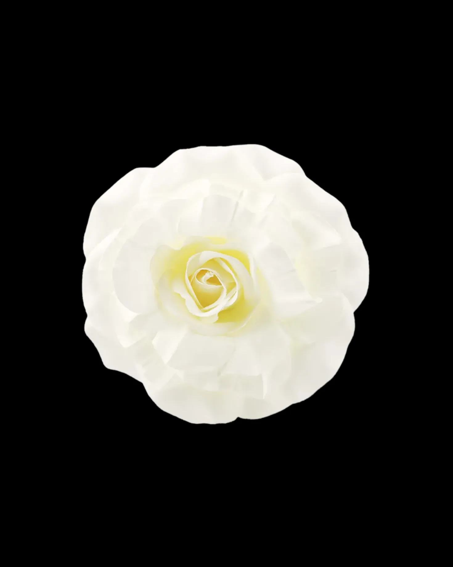 Barrette - Ivory Flower