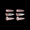 Barrettes fille - Pingouin pailleté