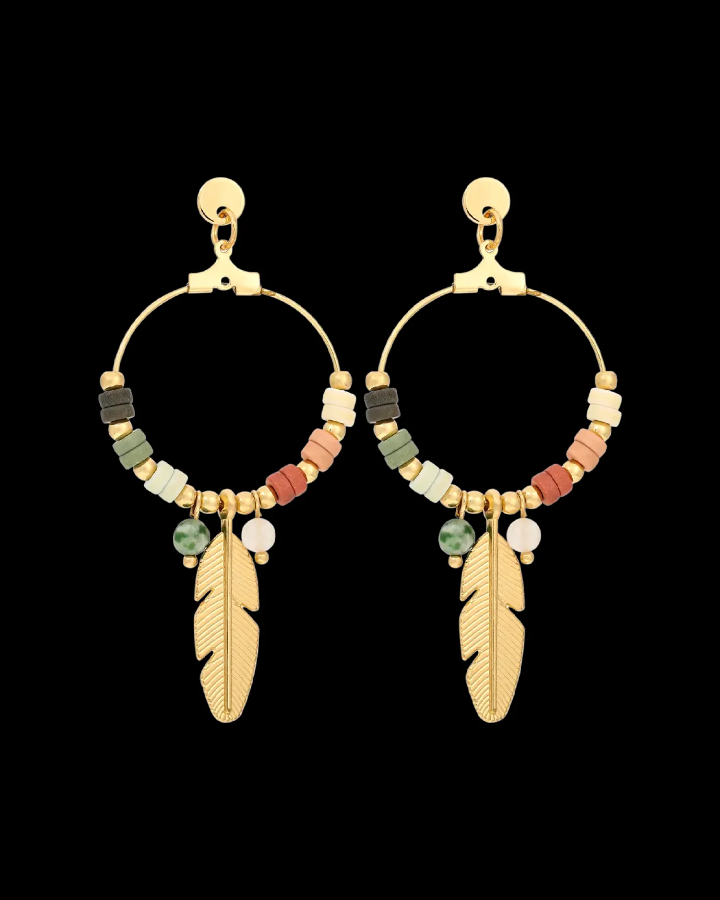 Boucles d’oreilles - Gem Feather