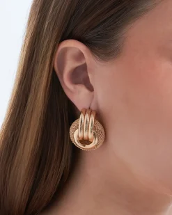 Boucles d'oreilles - Golden Mesh