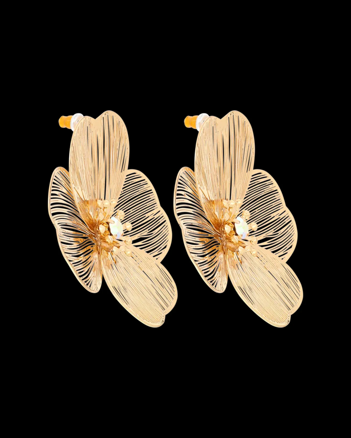 Boucles d'oreilles - Golden Petal