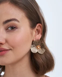 Boucles d'oreilles - Golden Petal