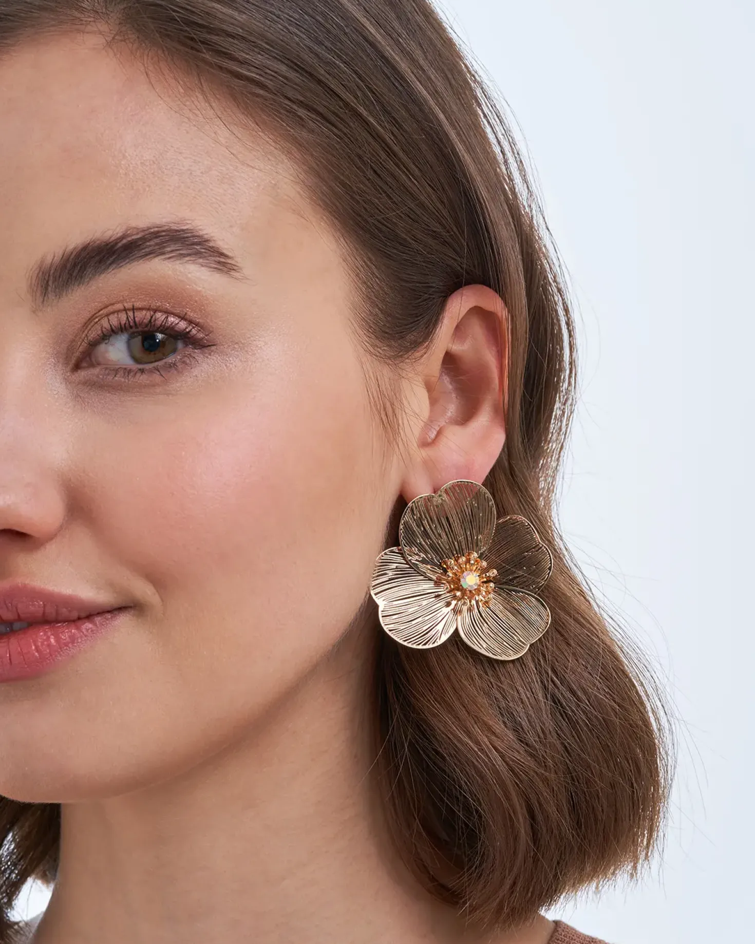 Boucles d'oreilles - Golden Petal