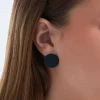 Boucles d'oreilles - Plain Black