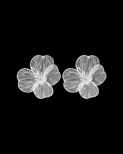 Boucles d'oreilles - Silver Petal