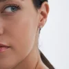 Boucles d'oreilles - Silver Cross