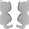 Boucles d'oreilles - Silver Cat