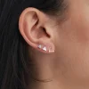 Boucles d'oreilles - Silver Triangle Trio