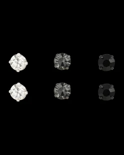 Boucles d'oreilles - Three Diamond Glam