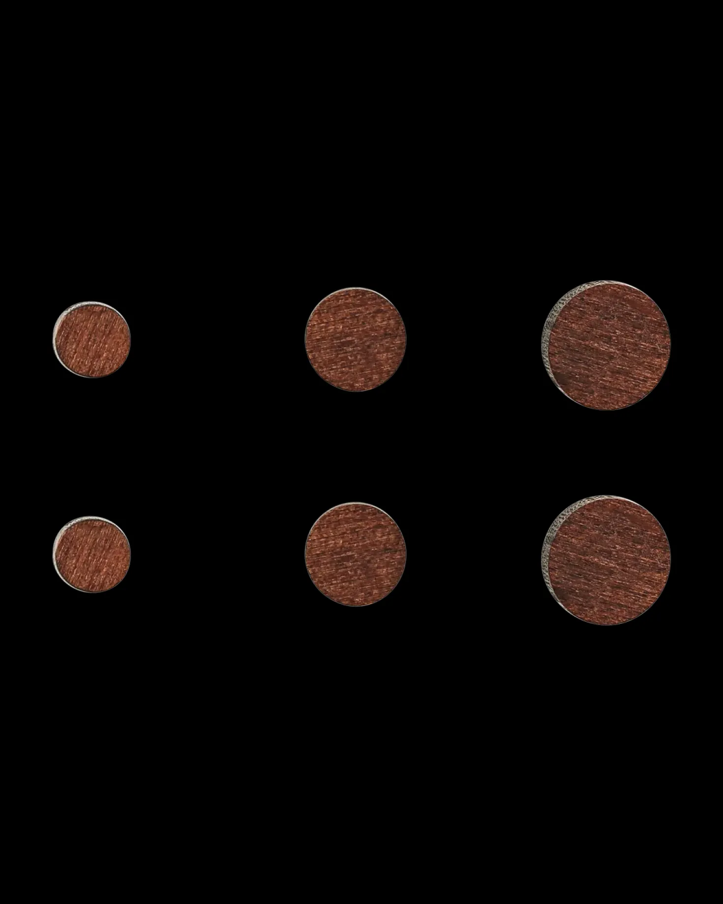 Boucles d'oreilles - Wood Set