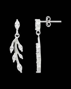 Boucles d’oreilles - Zirconia Leaves