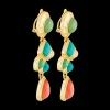 Boucles d'oreilles clips - Geometric Vintage