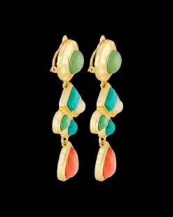 Boucles d'oreilles clips - Geometric Vintage