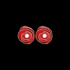 Boucles d'oreilles clips - Rose Spiral
