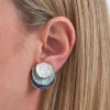Boucles d'oreilles clips - Vintage Circle