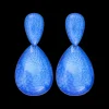 Boucles d'oreilles clips - Ocean Crackle