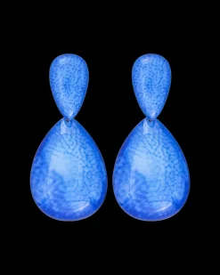 Boucles d'oreilles clips - Ocean Crackle