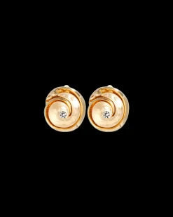 Boucles d'oreilles clips - Golden Shell