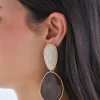 Boucles d'oreilles clips - Marble Beauty