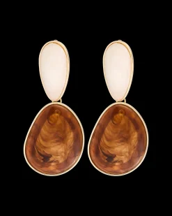 Boucles d'oreilles clips - Marble Beauty