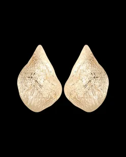 Boucles d'oreilles clips - Golden Leaf