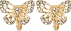 Boucles d'oreilles clips - Golden Butterfly