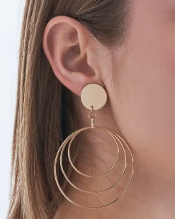 Boucles d’oreilles clips - «Anneaux»