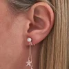 Boucles d'oreilles clips - Rose Blossom